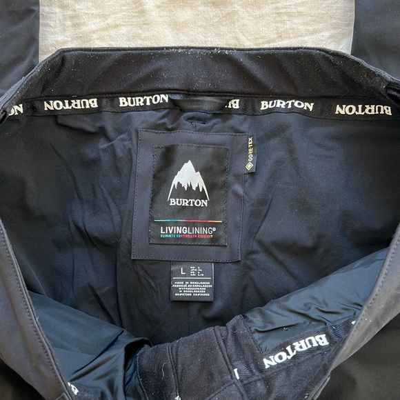 ✨ BURTON GORETEX GLORIA PANT SZ L IN BLACK - Picture 3 of 12